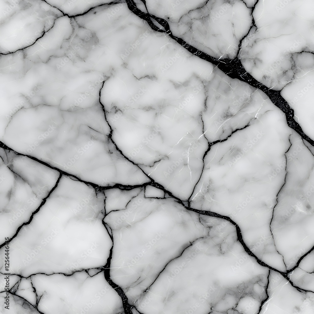 Poster abstract gray marble texture with detailed veining seamless_pattern