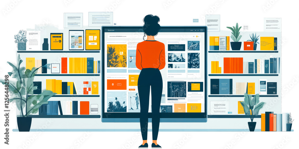 Poster digital personalization in modern design: user-centric interface and customizable visual experience 