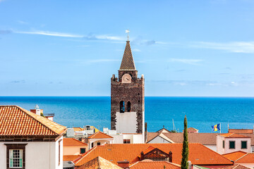 panoramic view of Funchal city