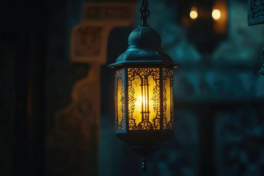 Vintage Candle Lamp Decoration - Indoor Light Fixture for Medieval or Gothic Interiors