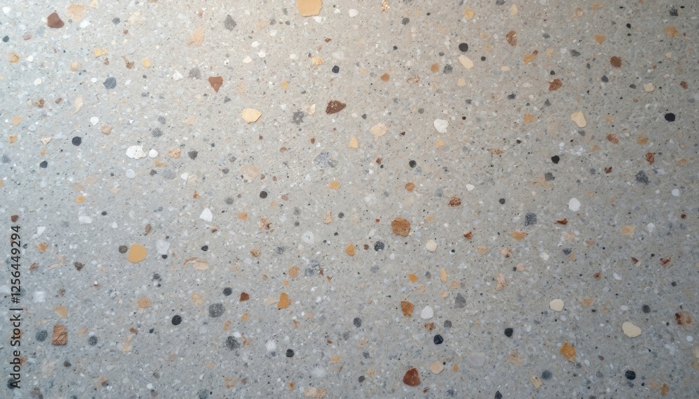 Poster grey terrazzo texture features polished concrete surface pattern. color surface marble, granite ston