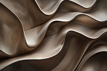 Obraz premium shiny texture with cocoa-colored waves, mocha mousse