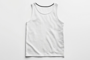 Blank White Tank Top Mockup &ndash; Minimalist Apparel Design Template