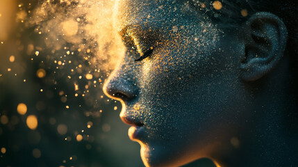 Darts of particles. Darts breaks down into smaller molecules