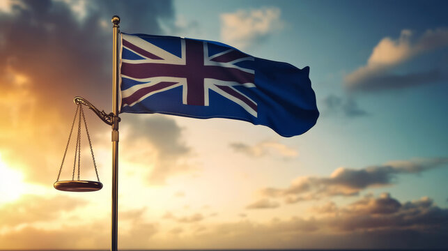 the flag of British virgin Islands