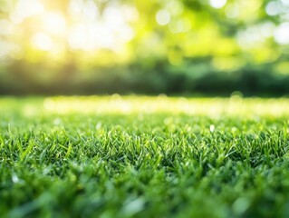 Grassy Field on Sunny Day