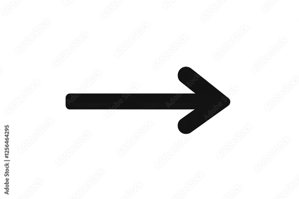 Poster black arrow pointing to the right