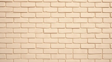Fototapeta premium Grooved Brick Texture in Beige Hues
