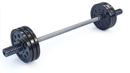 Naklejka premium Strong man powerlifting. The weightlifter consists of points and circles