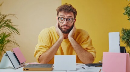 Annoyed customer with subscription issues. Featuring a canceled service notification