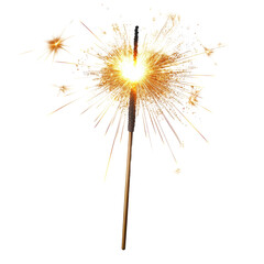 Fototapeta premium Sparkling Celebration: Festive Sparkler Explosion