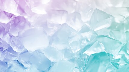 A Close Up View Of Sparkling Ice Cubes