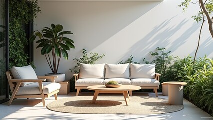 Fototapeta premium Modern Outdoor Patio Furniture Design Ideas
