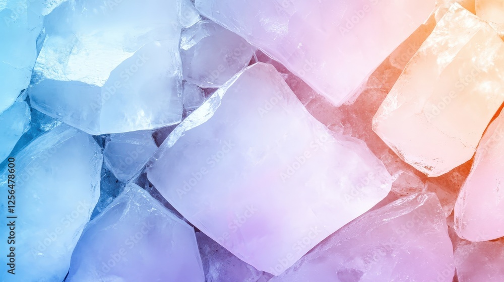 Poster pastel ice chunks abstract background texture