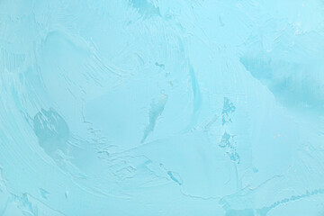Closeup view of turquoise grunge texture as background