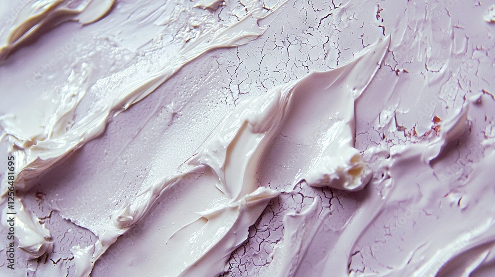 Poster a close-up view of a cake with white icing on its icing and icing on top