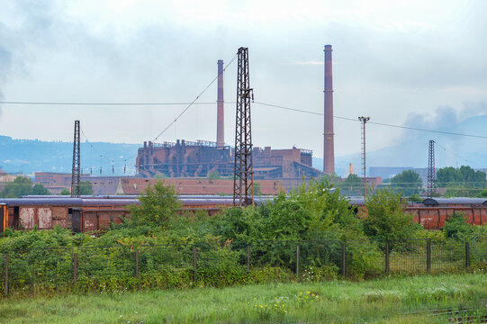 Old Ironworks factory at Zenica, Bosnia and Herzegovina
