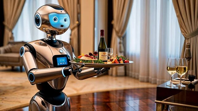 Meet the NextGen Robot Waiter, serving gourmet cuisine with flair