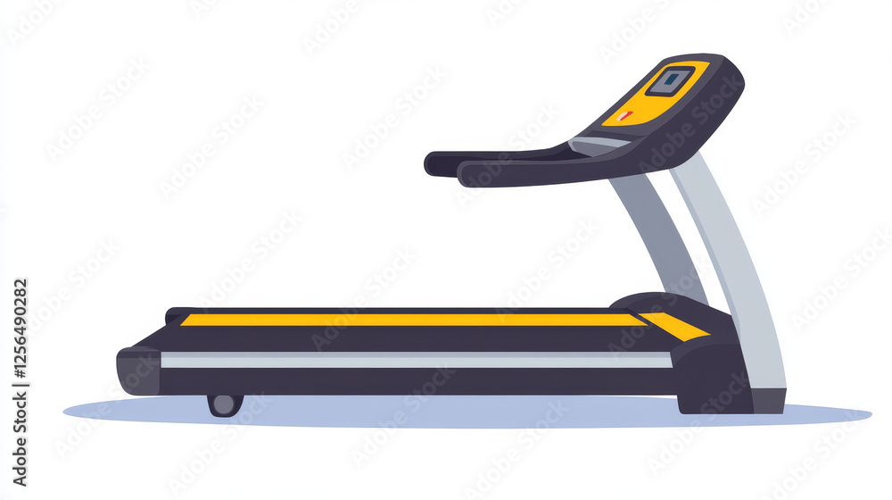 Aufkleber treadmill icon. treadmill icon on a white background, isolated. the icon has three uses in applicati