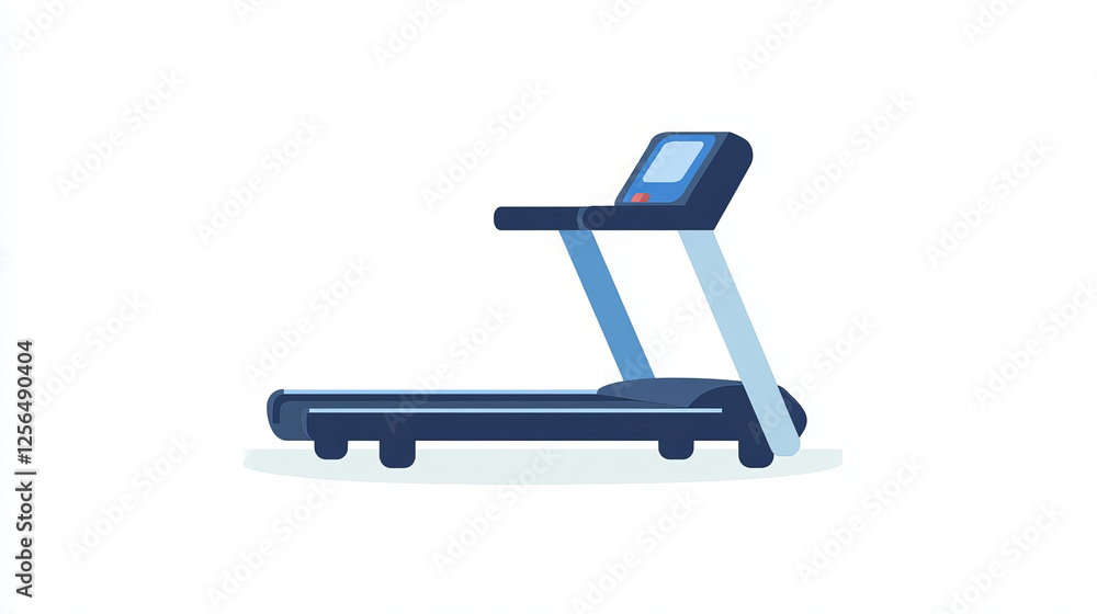 Aufkleber treadmill icon. treadmill icon on a white background, isolated. the icon has three uses in applicati