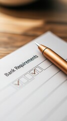 Checklist of essential requirements for opening a bank account
