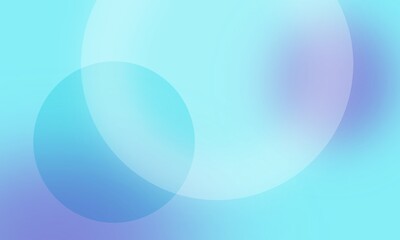 Abstract Soft Gradient Background with Glowing Pastel Circles