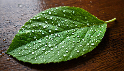 Feuille humide