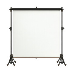 Versatile Projection Screen for Presentations on white background