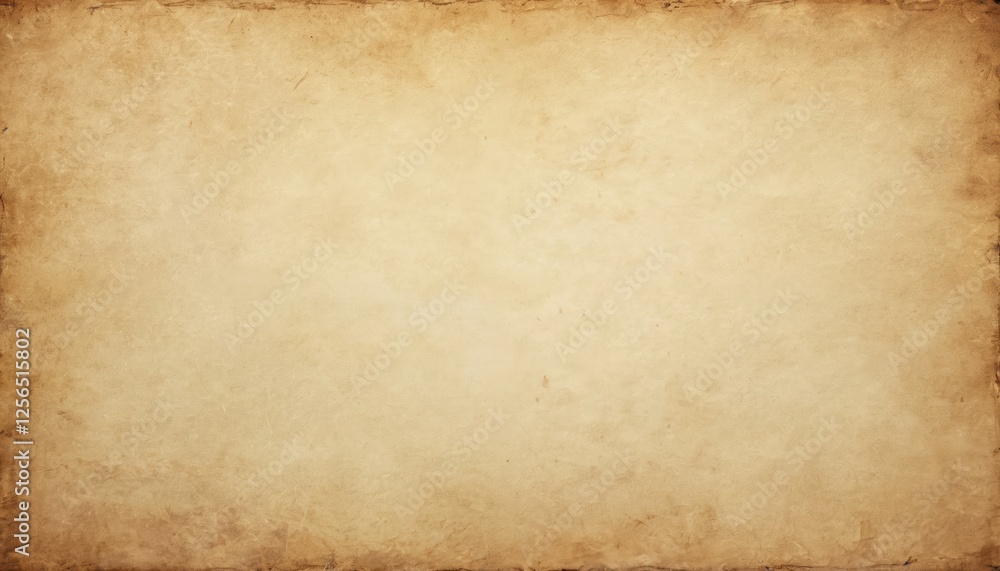 Poster old paper texture background with aged rough edges. brown vintage parchment, retro surface for calli