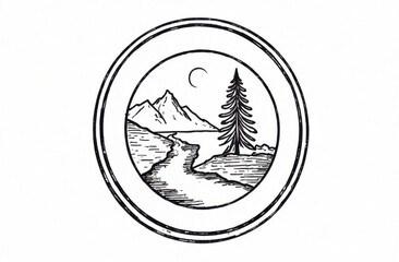 The medal is black and white