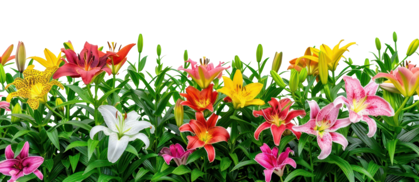 PNG Lily flowers outdoors blossom nature.