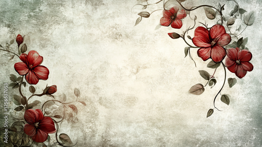 Poster flower pattern for design as a background. jpeg version also available in gallery