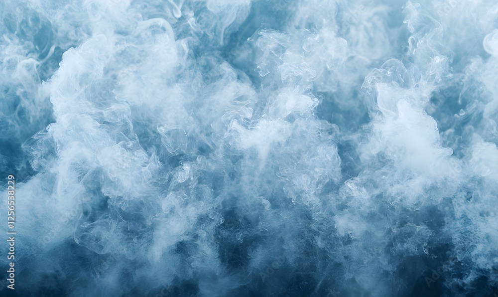 Poster abstract blue smoke background texture with wispy patterns and misty appearance