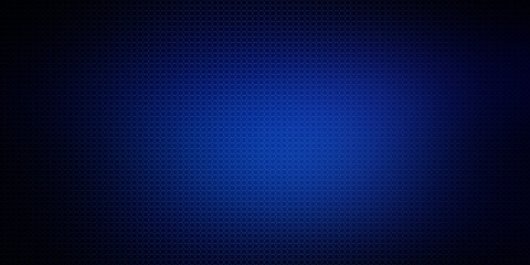 Geometric polygons background, blue abstract hexagons wallpaper