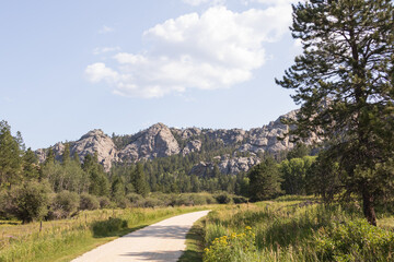 Naklejka premium The George S. Mickelson Trail, South Dakota