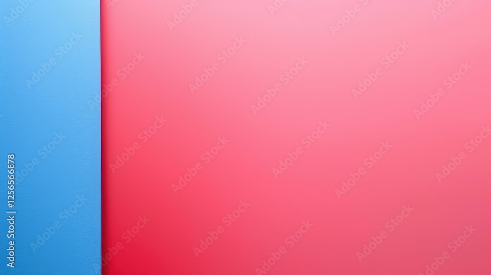 Poster a vibrant blue and red gradient blends seamlessly, creating an abstract background perfect for your 
