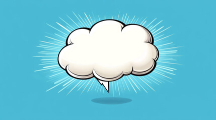Start up comic burst cloud isolated halftone chat bubble. Vector innovation startup, cartoon message pop art retro style. Get started game or project expression, communication speech bubble burst
