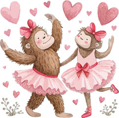 Bigfoots Dancers Valentine's Day
