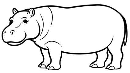 Obraz premium rhino vector illustration