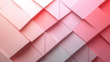 Abstract geometric background in pastel pink tones with textured rectangular shapes