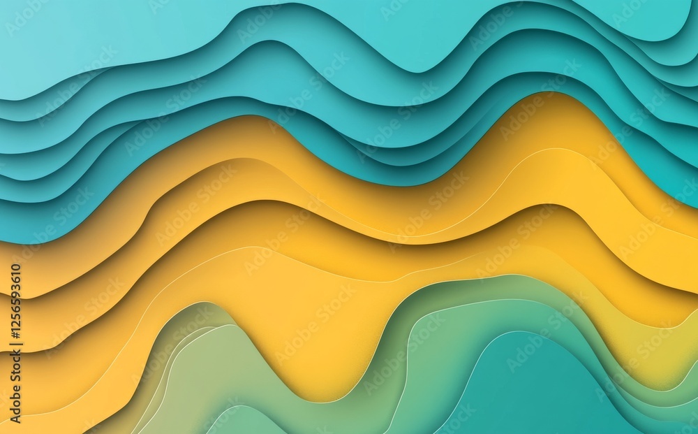 Poster a high-resolution 8k background featuring a green light color with various shades
