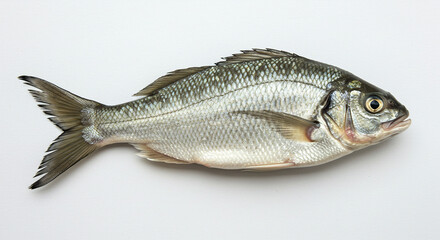 Fototapeta premium fish on white background