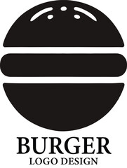 Obraz premium Burger Vector Logo Design