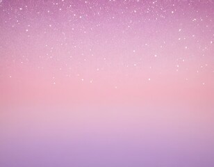 A dreamy gradient background blending soft pink and purple hues with sparkling stars.