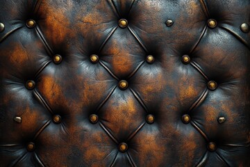 Fototapeta premium Detailed leather texture showcasing rich colors and unique patterns
