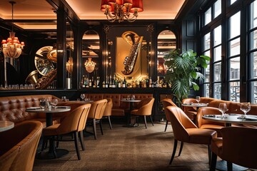 Classic Jazz Lounge Nightclub Experience with Saxophone Vibes