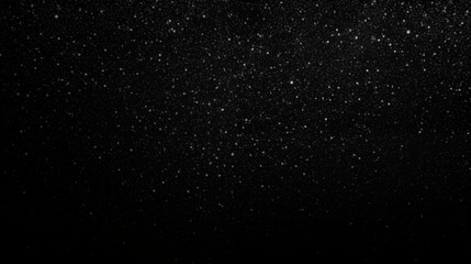 Obraz premium Particules et étoiles scintillantes et brillantes volant sur fond sombre, noir. Lumière, étoile, paillette dorée et flou. Cosmos, univers, espace. Fond pour bannière, conception et création graphique.