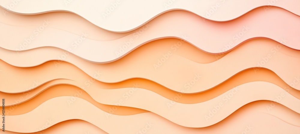 Poster ivory wave texture pattern background elegant, minimalist monochromatic design for text placement