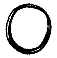 Hand Drawn Circle Frame for Wedding Invitation