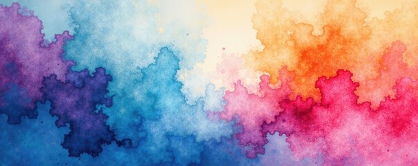 Abstract watercolor textures, diverse color palettes for versatile use , ready to use, colorful, background